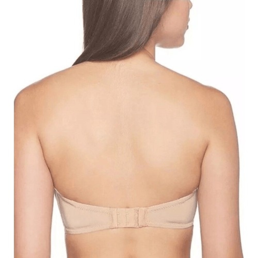 Calvin Klein Naked Glamour Convertible Strapless Push Up Bra Nude 36D F3493 - Picture 4 of 9